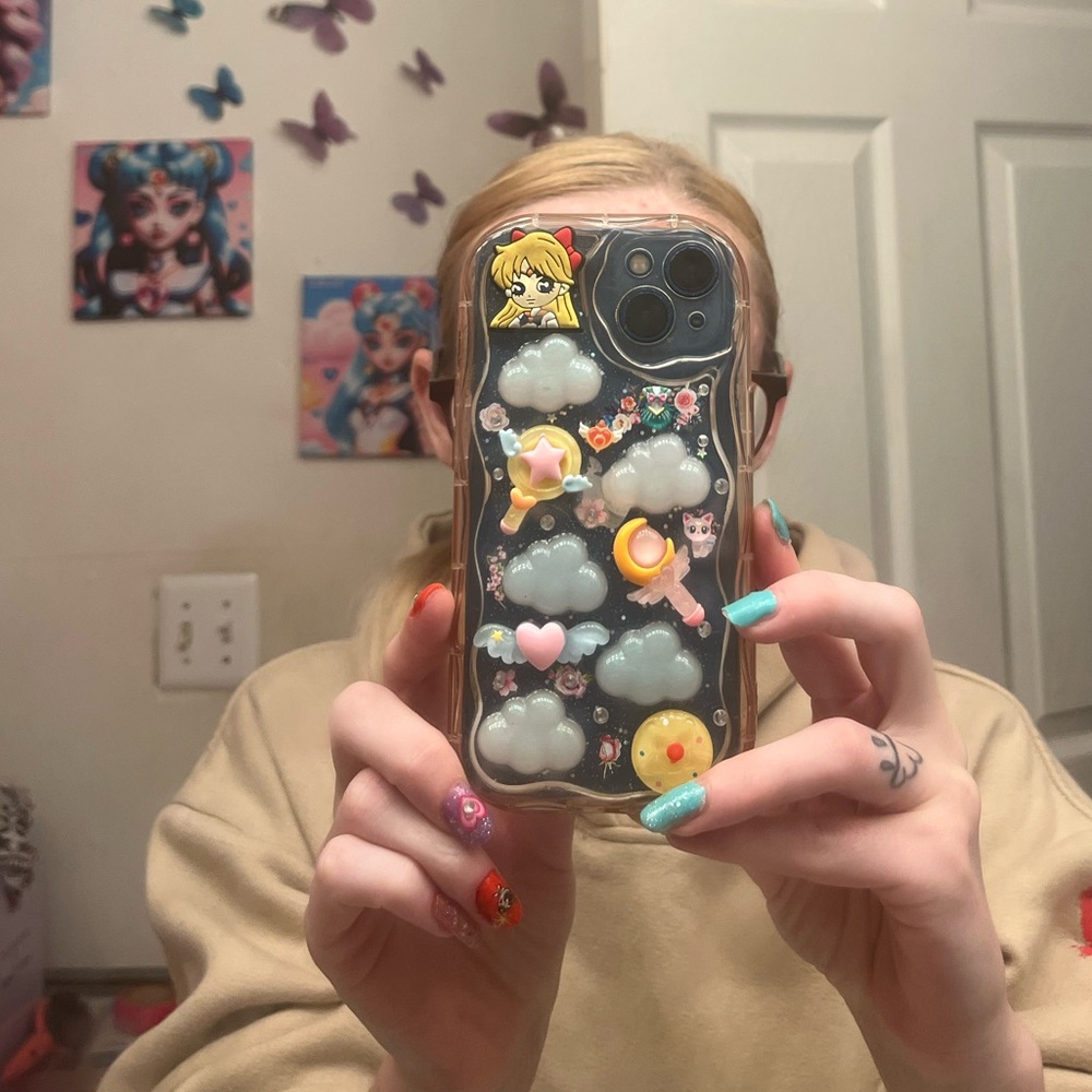 OOAK Sailor Moon Cloud Phone Case